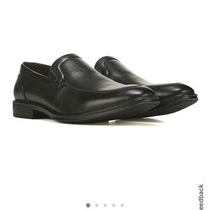 Perry Ellis Black Slip-On Loafers